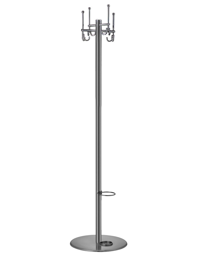 Torre 3920 K | portemanteaux sur pied | en acier | avec porte-parapluie