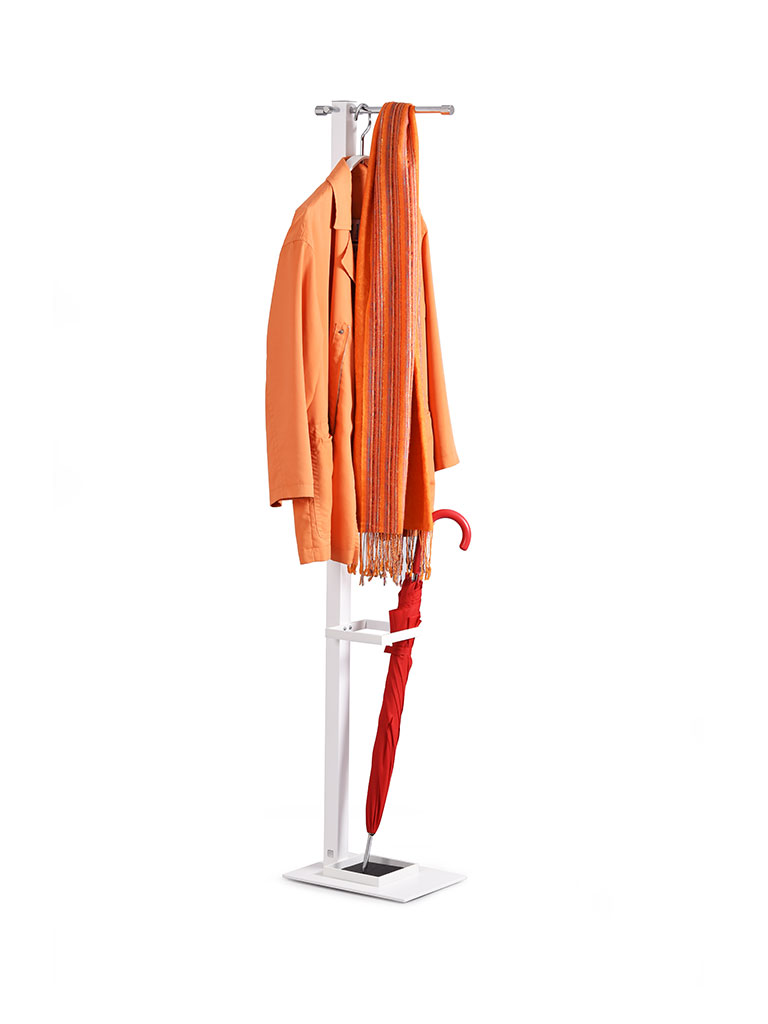 D-TEC | AIRO coat stand | white | with umbrella set