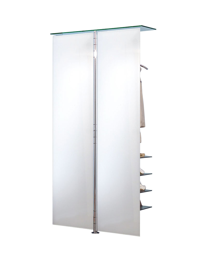 D-TEC | ALBATROS 7 | wall-mounted coat rack system | closed doors