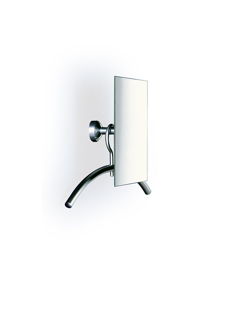 D-TEC | SKYLAB 1 | wall-mounted coat rack with adjustable square mirror