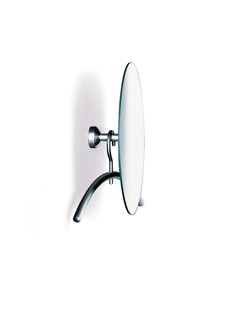 D-TEC | SKYLAB 2 | Wandgarderobe mit verstellbarem runden Spiegel